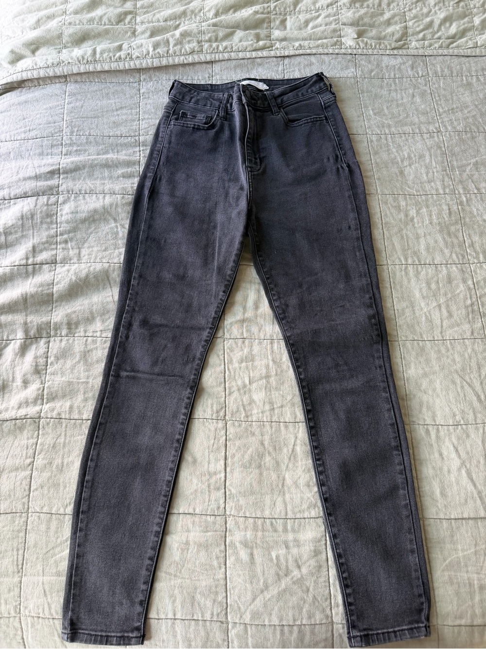 Carly Jean Los Angeles Miller- High-Rise Black Skinny Jeans